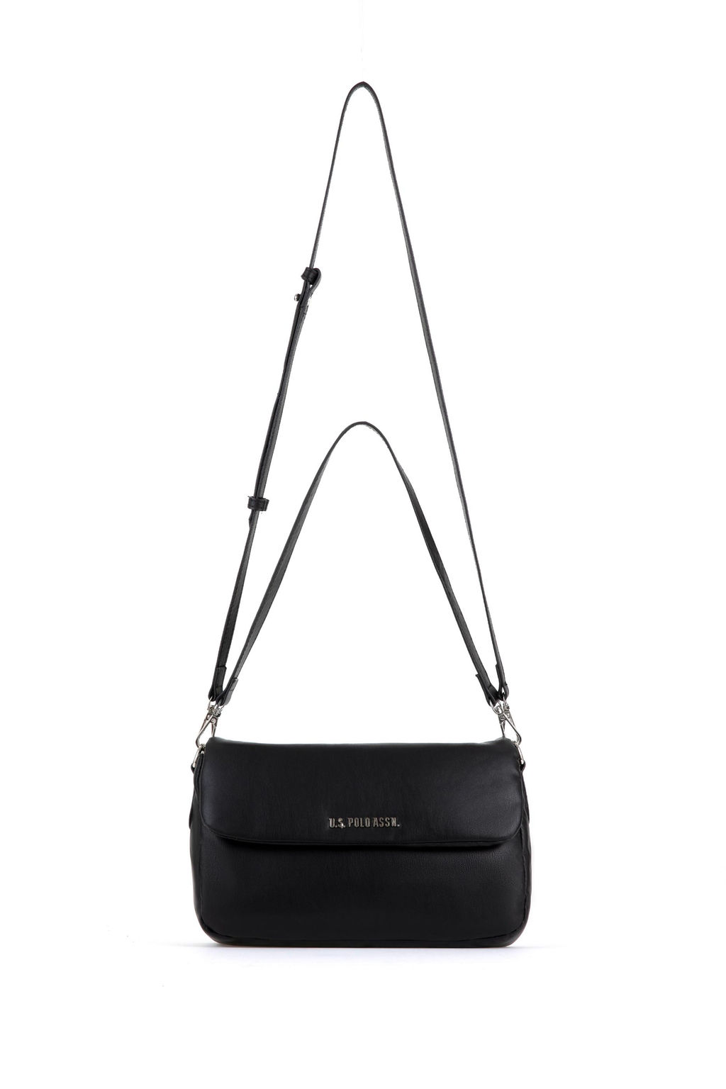 Женская черная сумка через плечо - U.s. polo assn фото 7