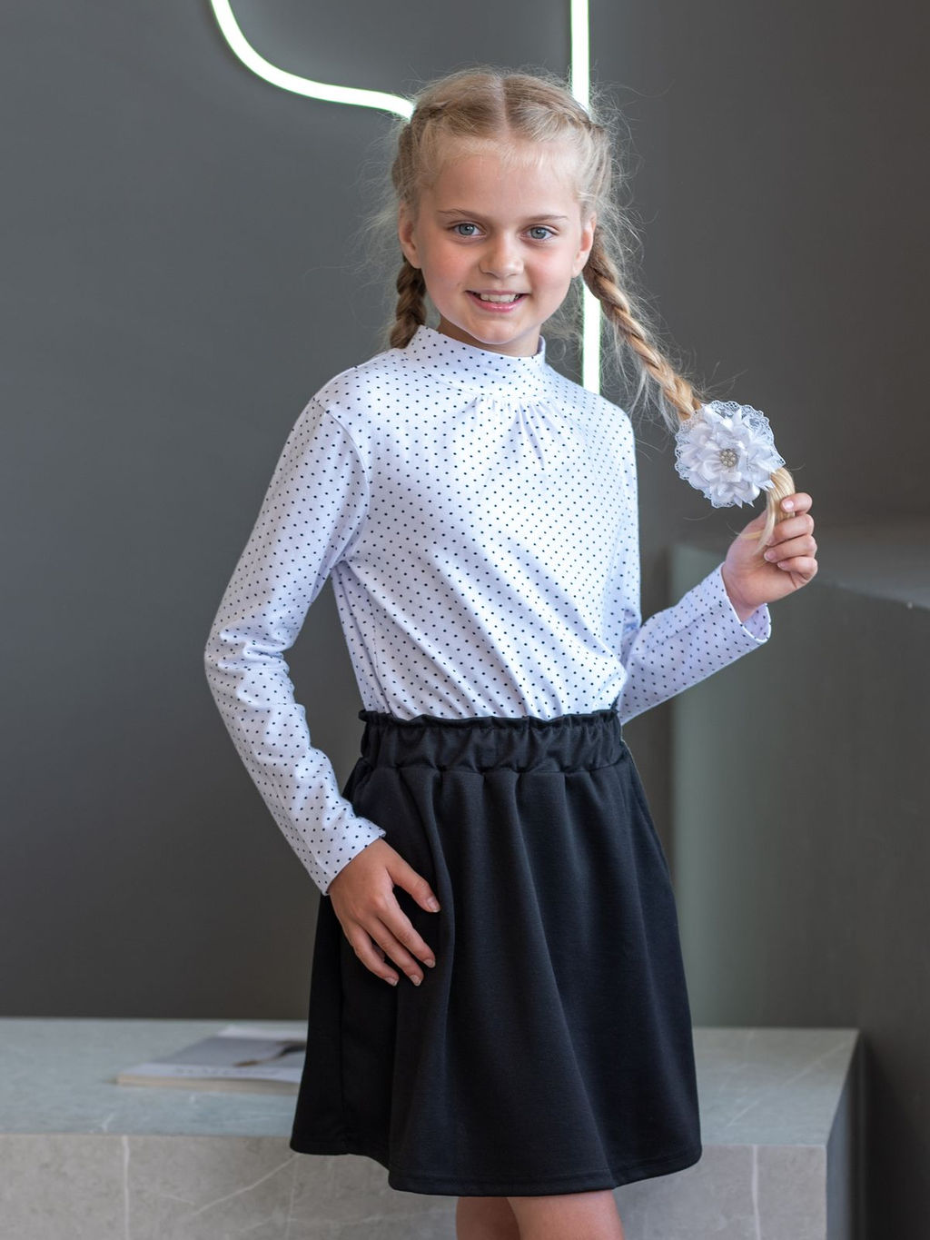 Свитер (водолазка) для девочки 61442 Lets go