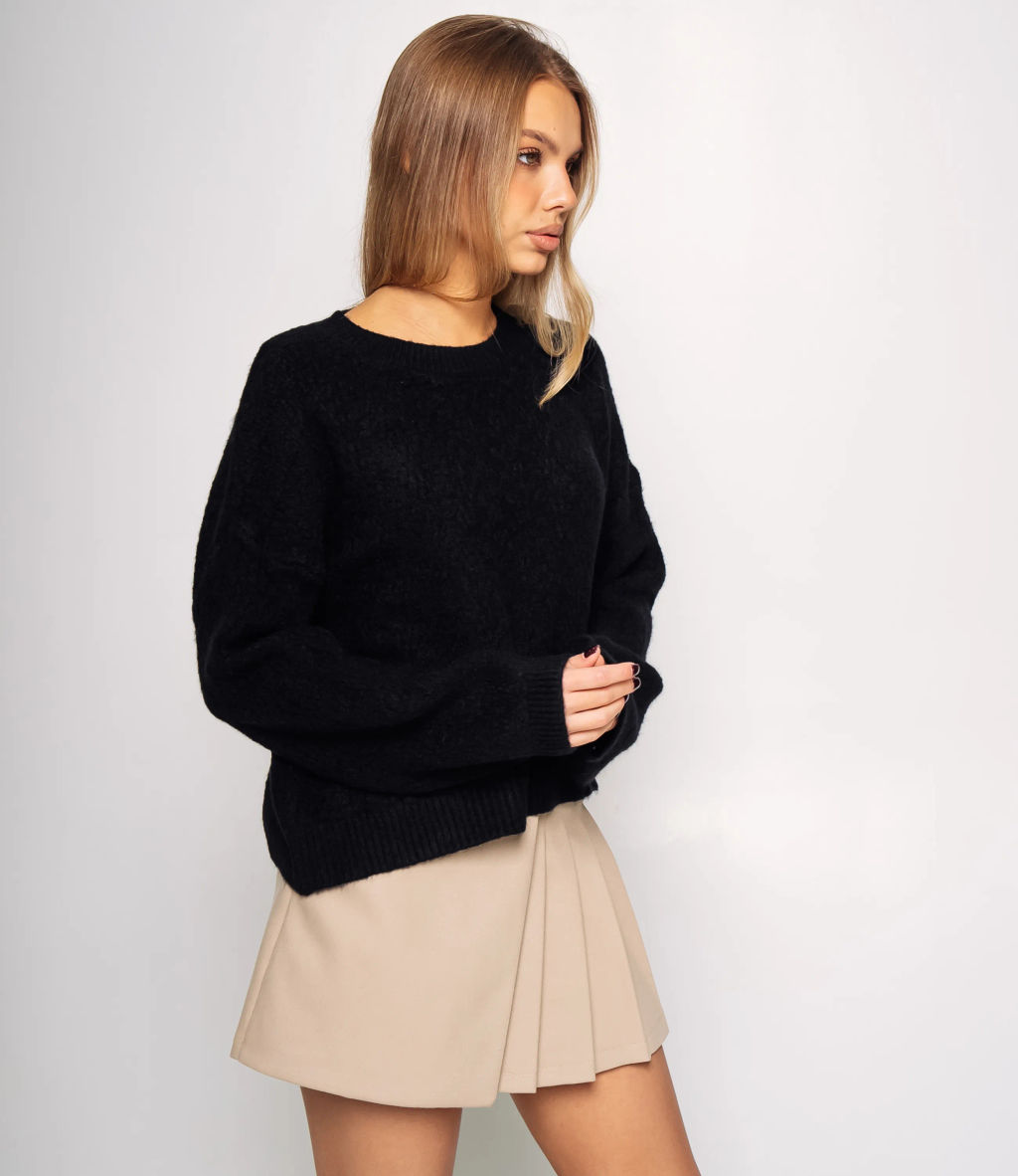 Джемпер #КТ6137, чёрный - Dommod фото 2