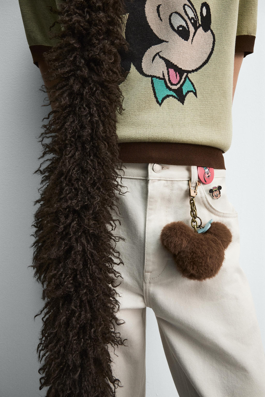 FLARE FIT JEANS HARRY LAMBERT FOR ZARA X DISNEY  фото 5