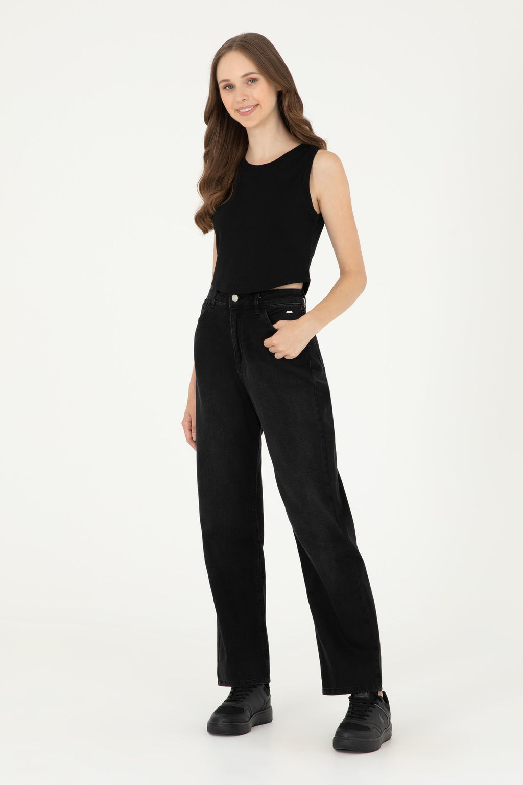 Kad_n Siyah Jean Pantolon - U.s. polo assn фото 3