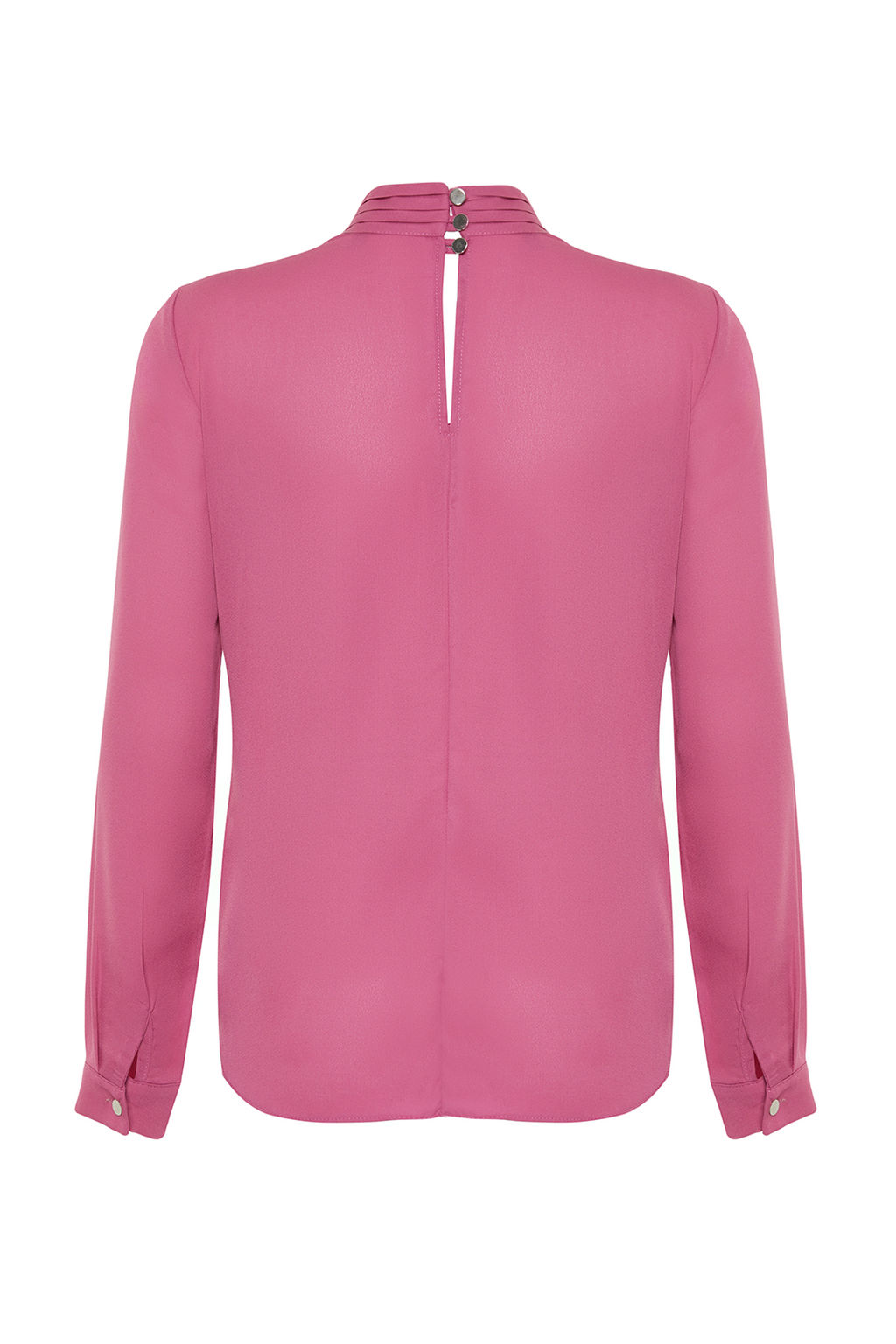 Mor Dik Yaka Uzun Kollu Dokuma Bluz TWOAW20BZ0461 - Trendyolmilla фото 8