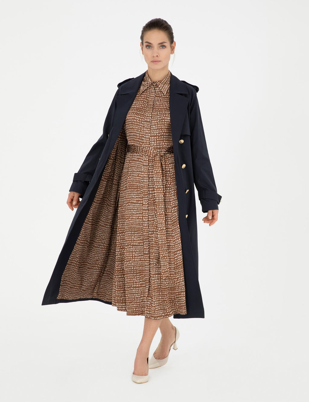 Lacivert Regular Fit Tren_kot