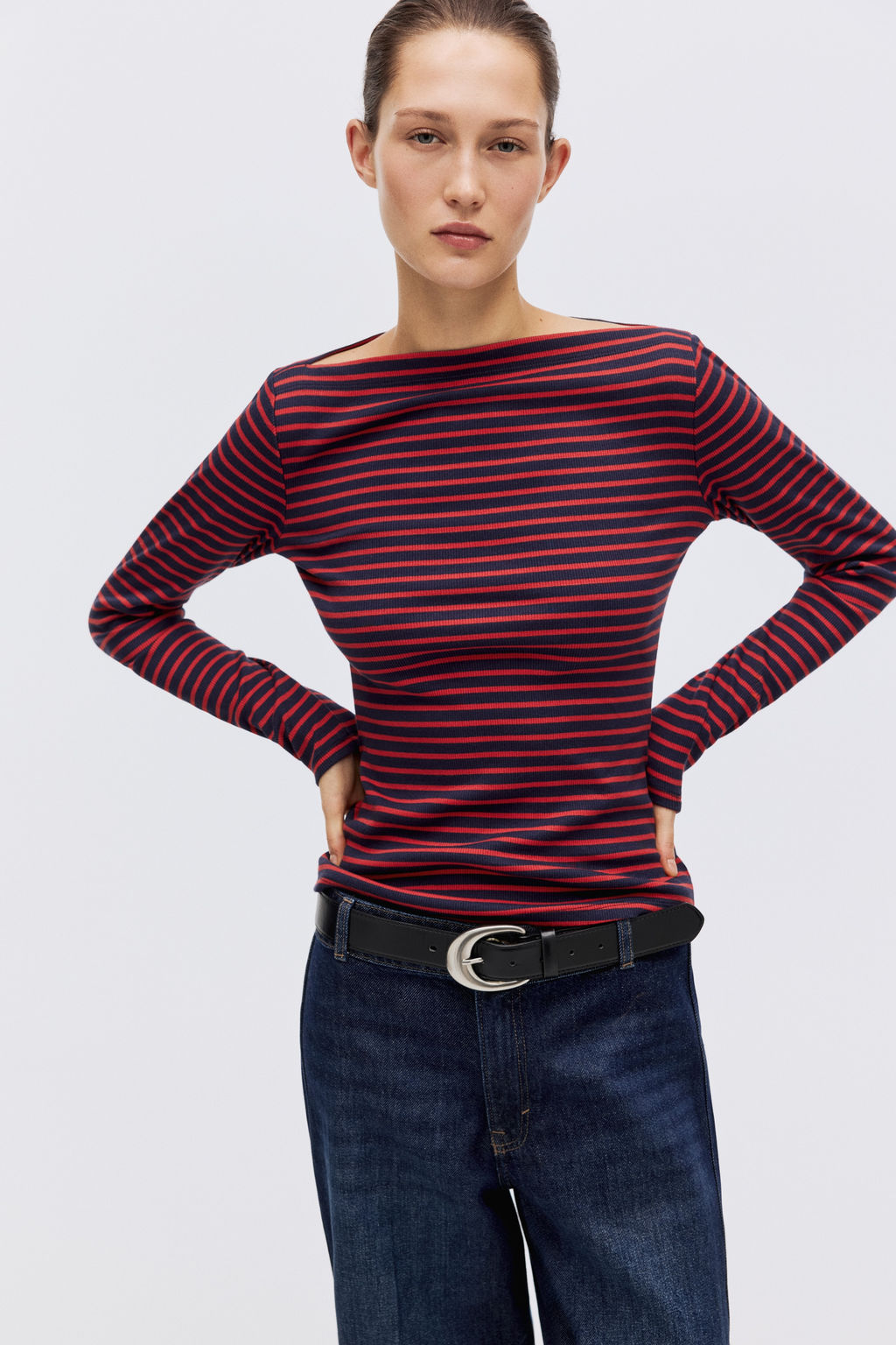 Top de canal? con escote barco - H&m фото 4