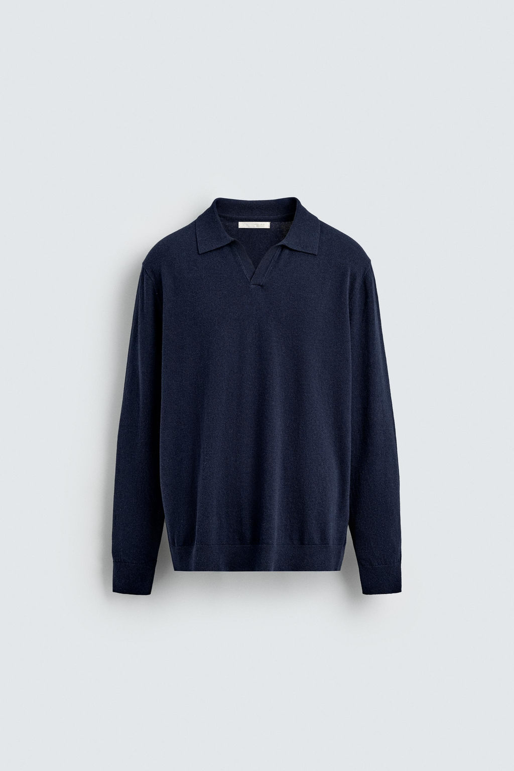 TEXTURED KNIT POLO SHIRT - Zara фото 6
