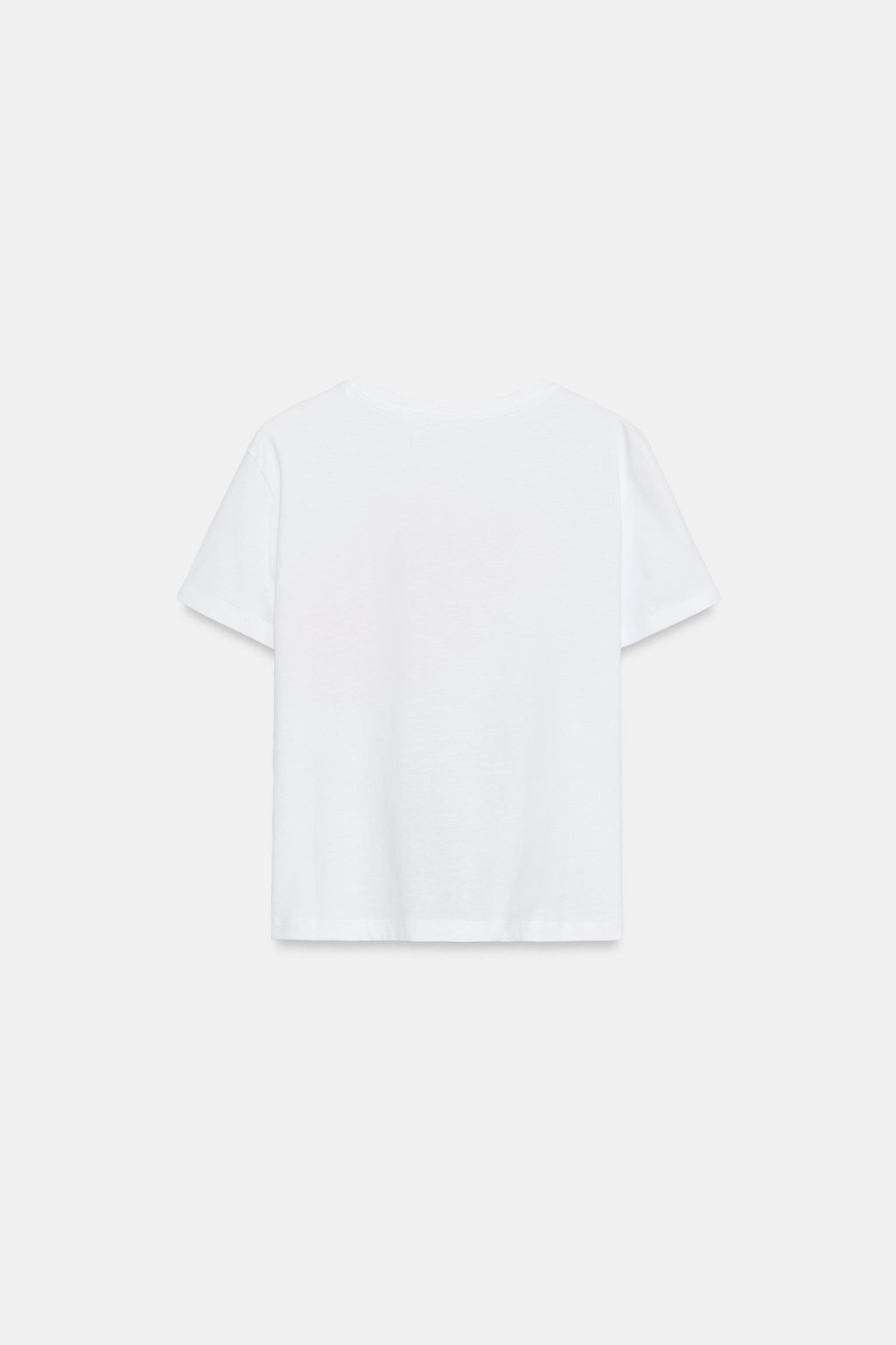 CAMISETA ESTAMPADO FLORES / Blanco