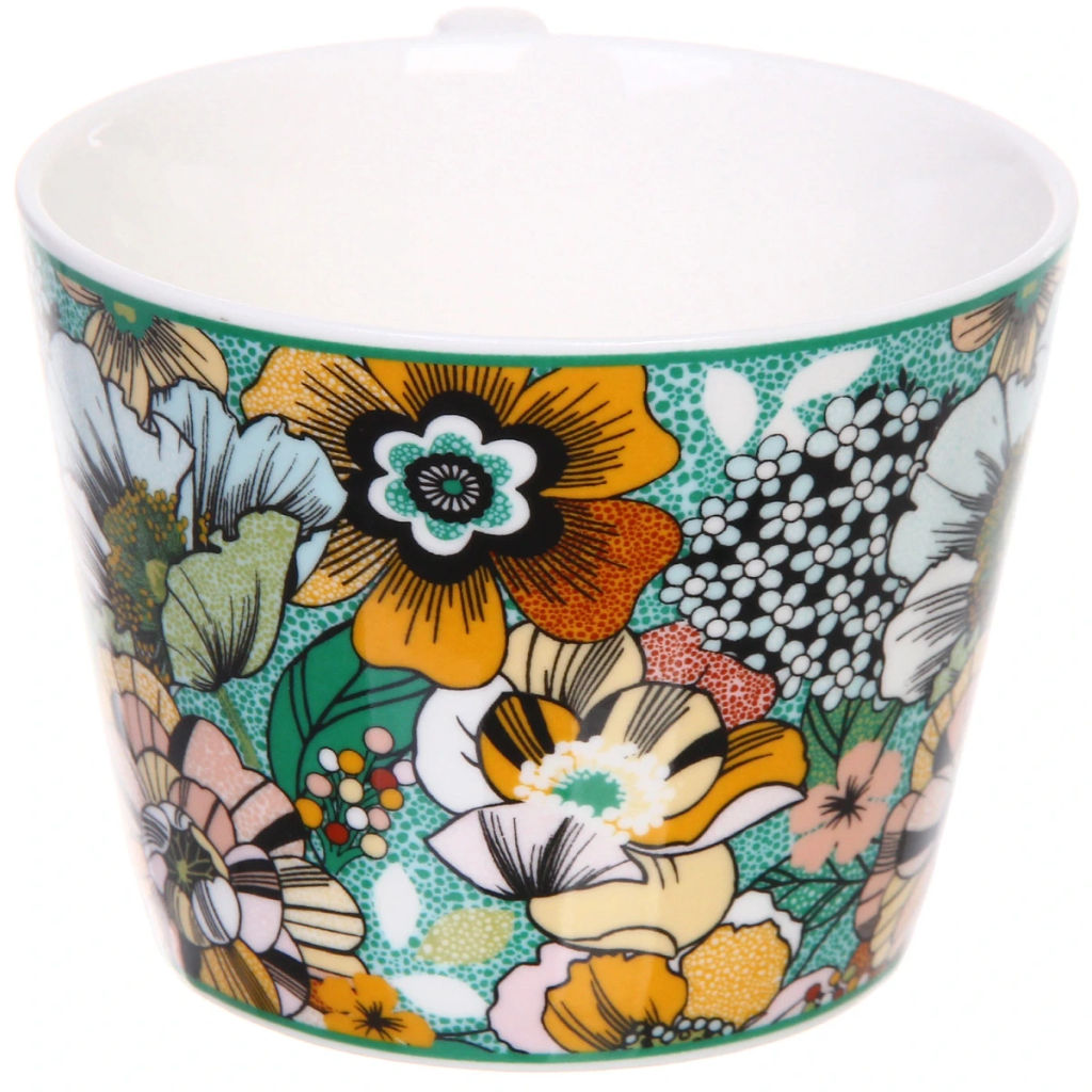 Чайная пара "Цветочная радуга" (кружка 230мл, блюдце)