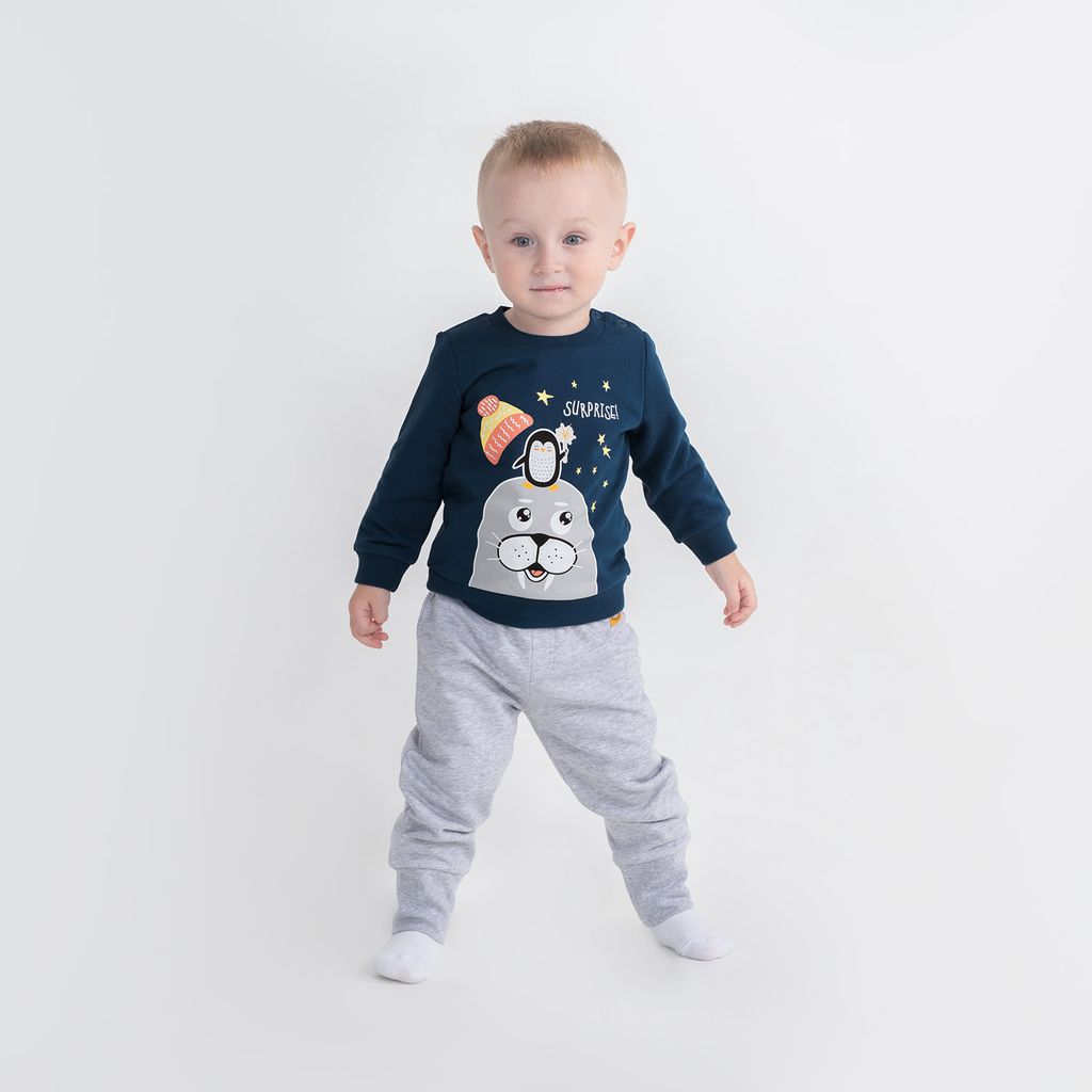 CRB wear/CWNB 62877-41-289 Джемпер для мальчика, темно-синий/Ex.Cherubino  фото 2