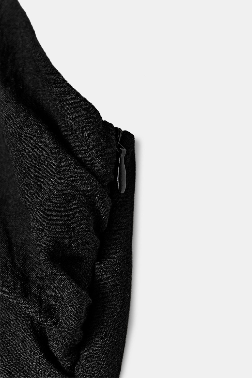 MONO LARGO HALTER BOMBACHO / Negro - Zara фото 9