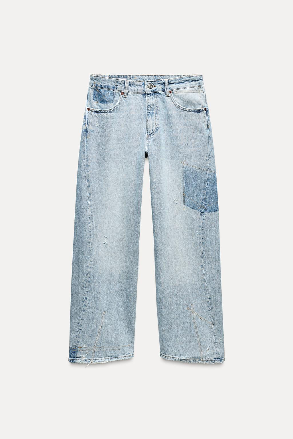 TRF SLOUCHY CURVE LEG JEANS - Zara фото 9