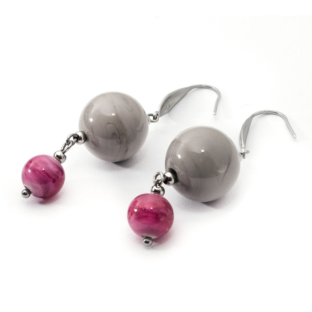 Серьги из муранского стекла FLEUR LS2004 - Vloes фото 2