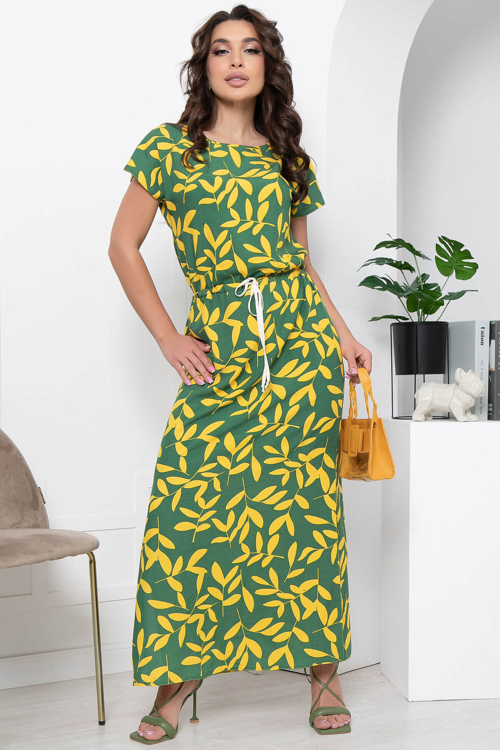 Платье Мэри (зеленое) П8969 - Lt collection фото 6