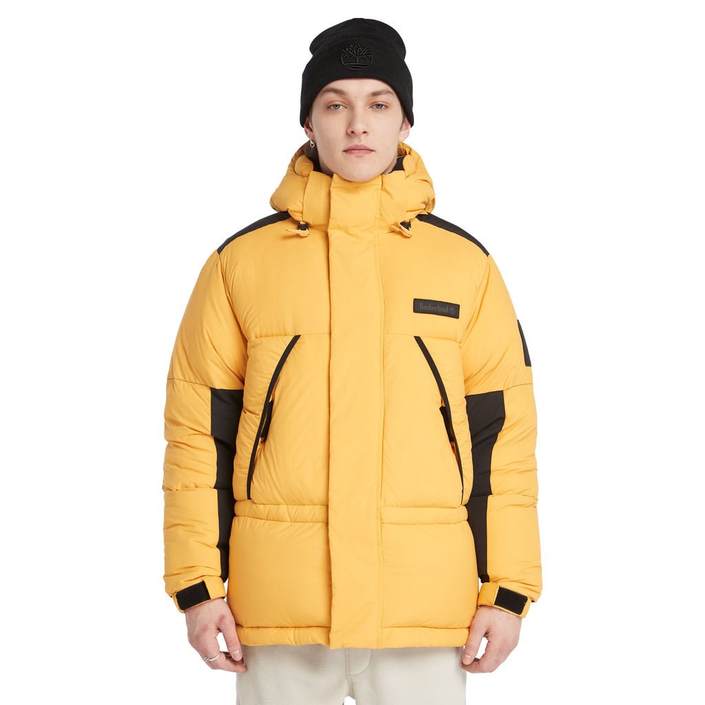 Куртка Timberland Jacket Puffer Parka желтая  фото 6
