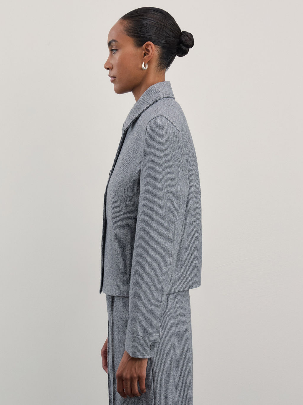 Укороченная рубашка / Zarina  фото 4