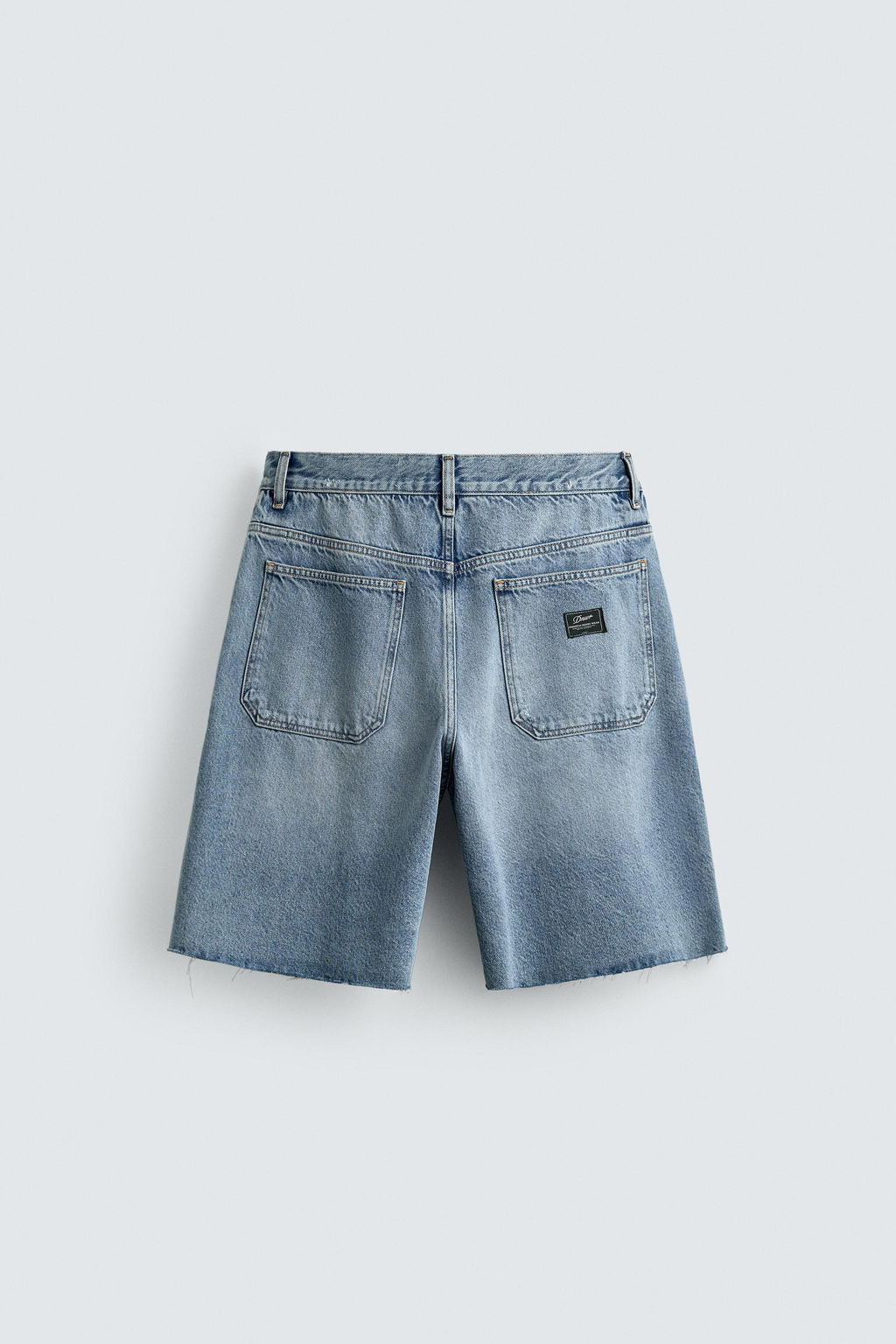 BERMUDA CHINO DENIM RELAXED FIT / Azul - Zara фото 8