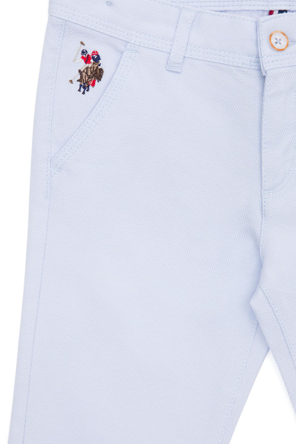 U. S. Polo Assn Голубые брюки из плотной ткани для мальчика - U.s. polo assn фото 4