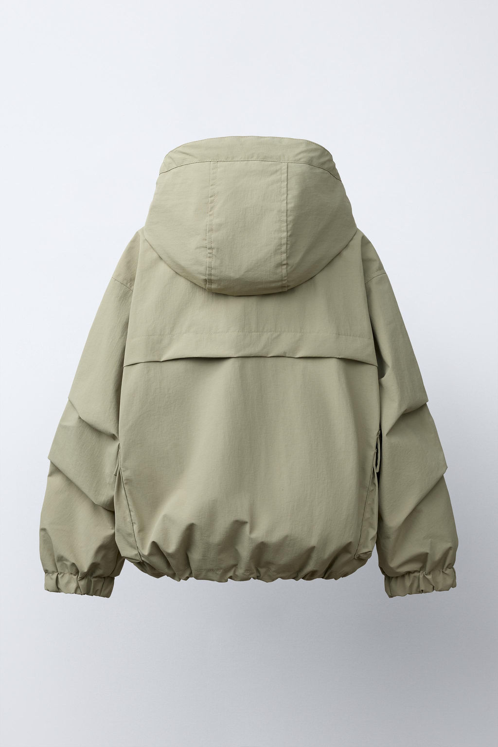 PARKA CORTA BOLSILLOS / Khaki - Zara фото 8