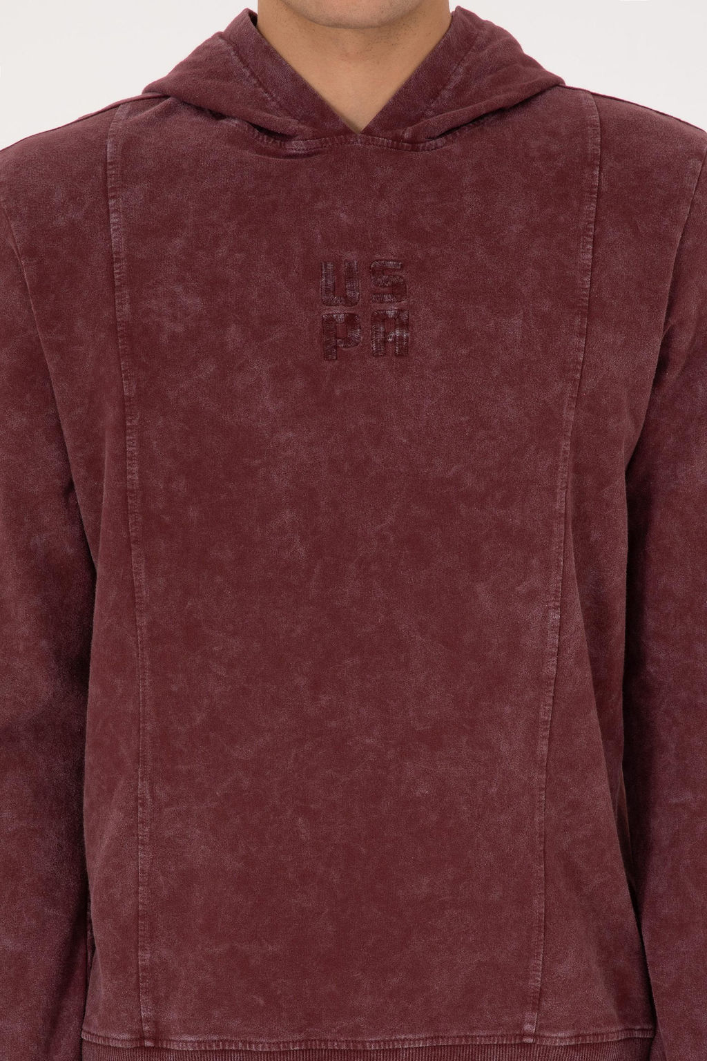 Erkek Bordo Sweatshirt