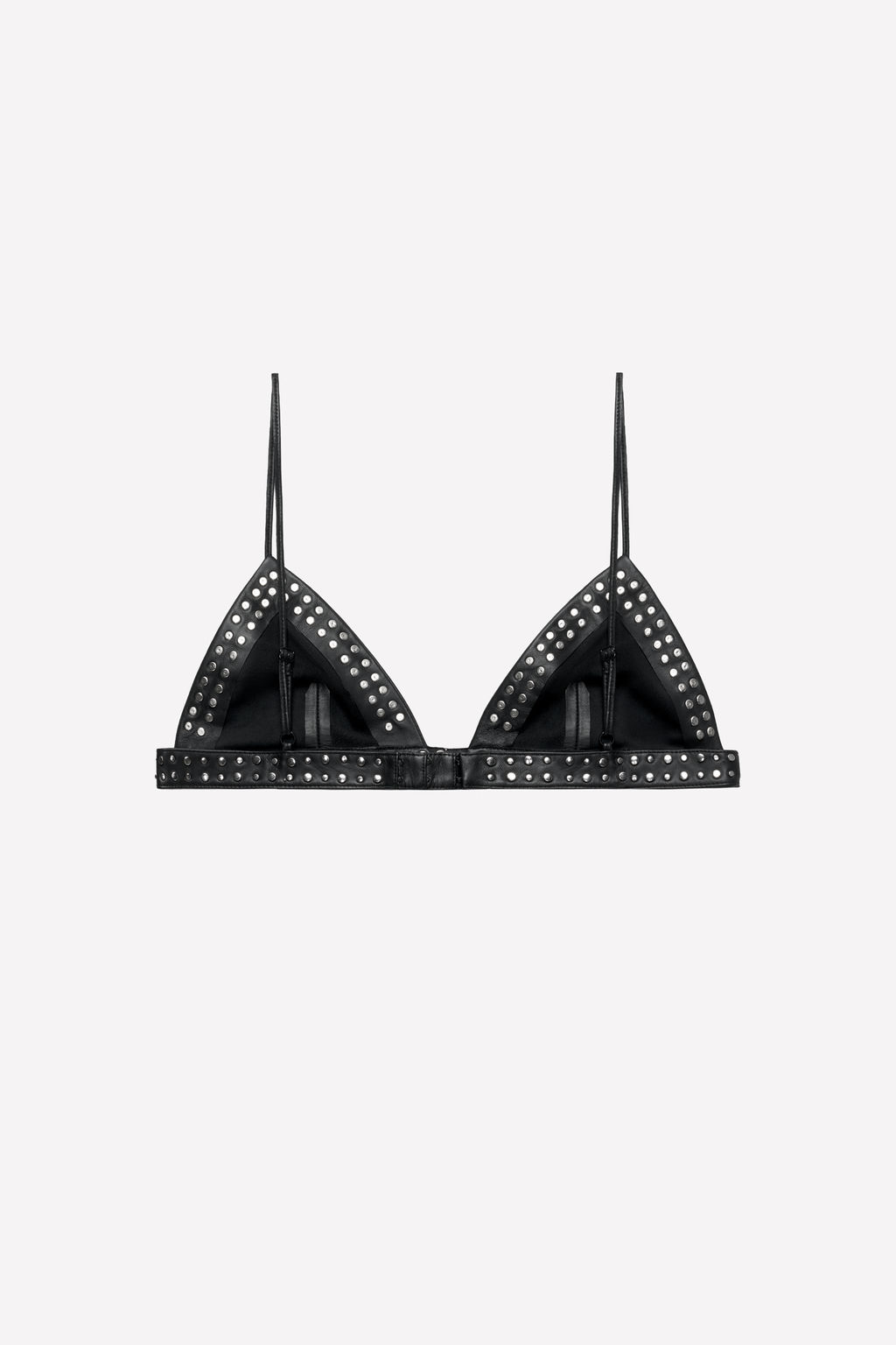 LEATHER STUDDED BRALETTE LUDOVIC DE SAINT SERNIN x ZARA  фото 3