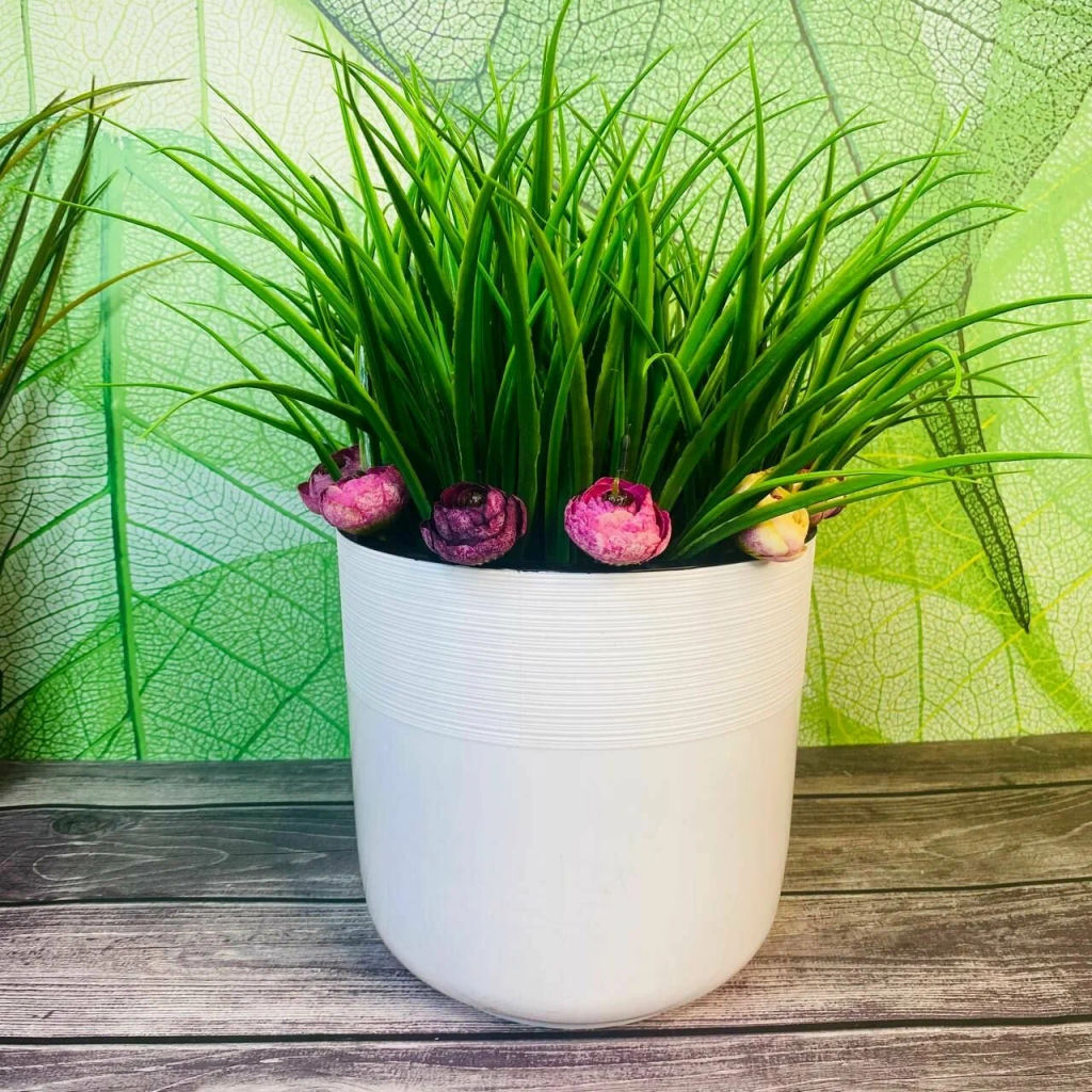 Горшок цв. Линель 6л двойной (белый) М8704 - Альтернатива фото 10