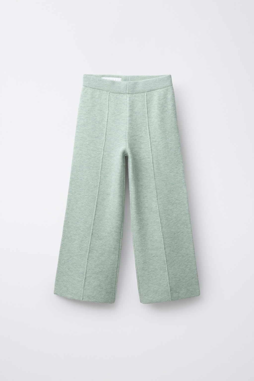 WIDE-LEG KNIT TROUSERS