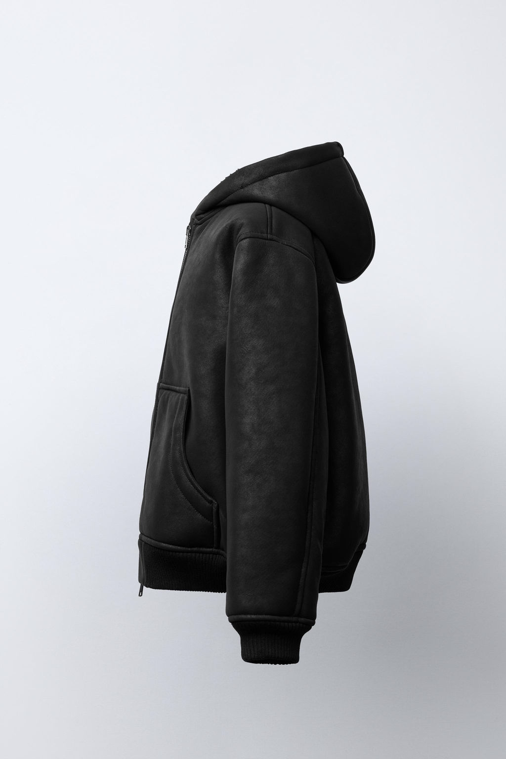 DOUBLE-FACED HOODED JACKET - Zara фото 3