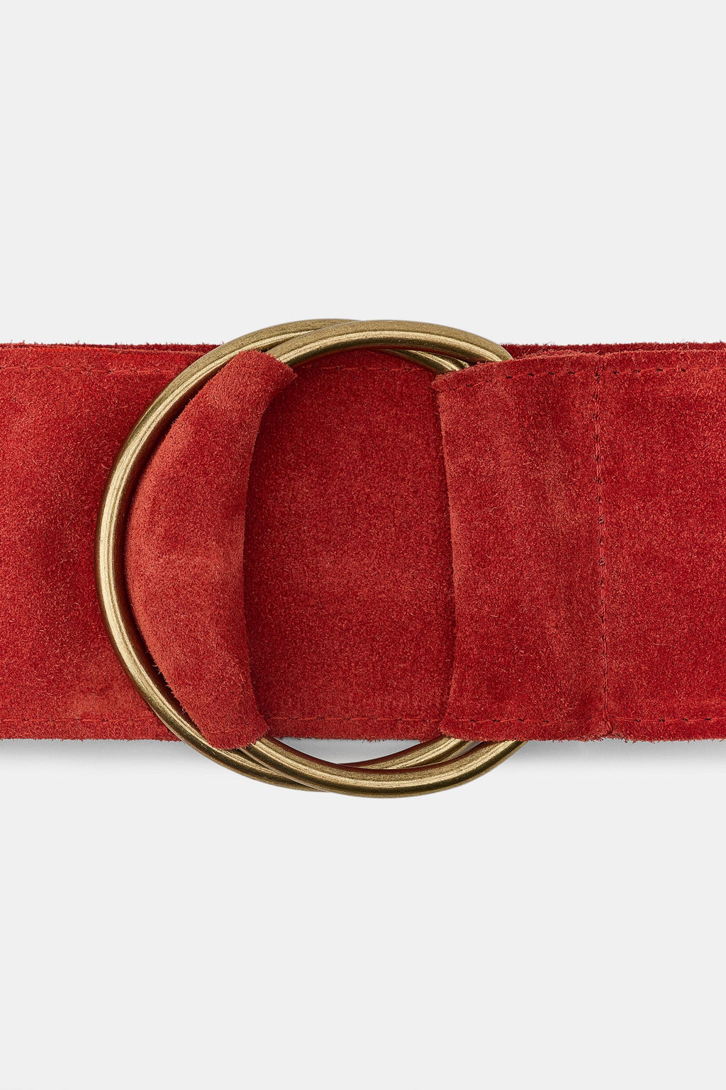 CINTUR?N PIEL ANTE 100% HEBILLA CIRCULAR / Caldero - Zara фото 3