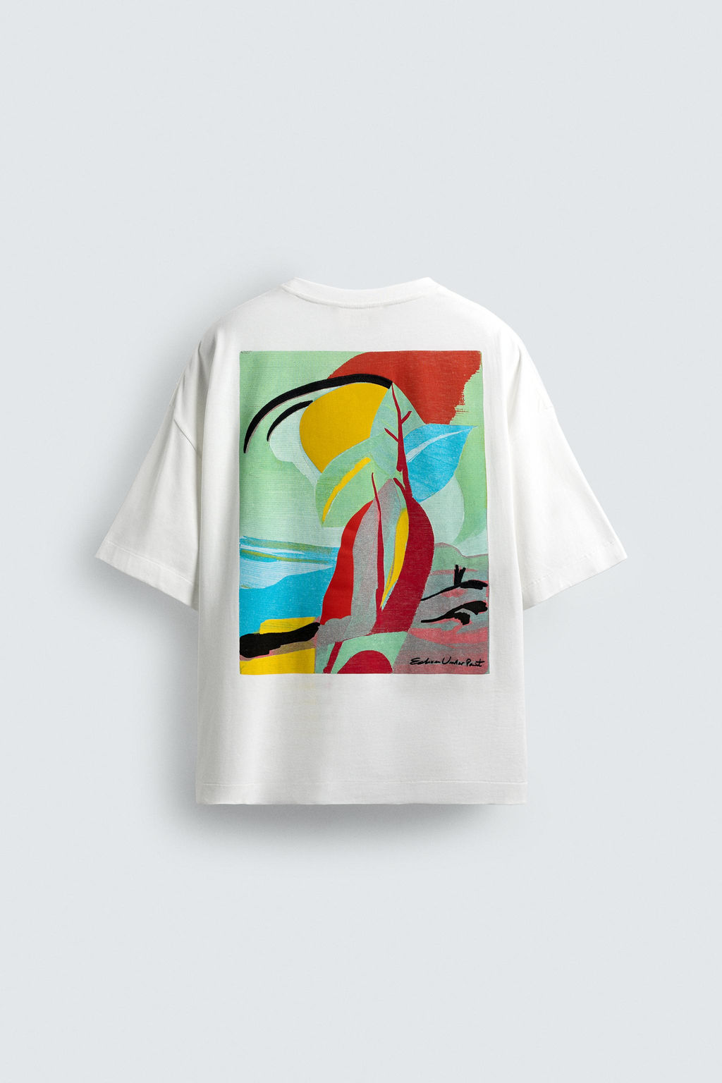 ABSTRACT PRINT T-SHIRT - Zara фото 7
