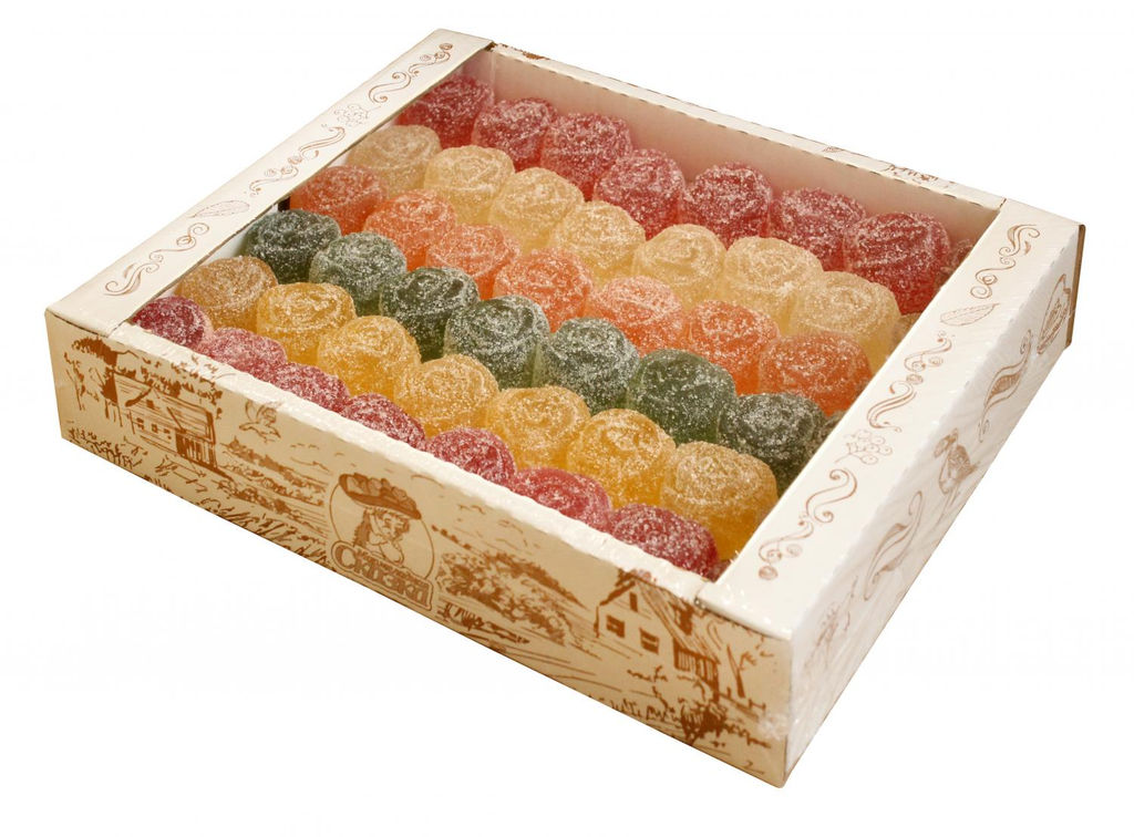 Мармелад желейный формовой "Ассорти" (розы) 3,5кг