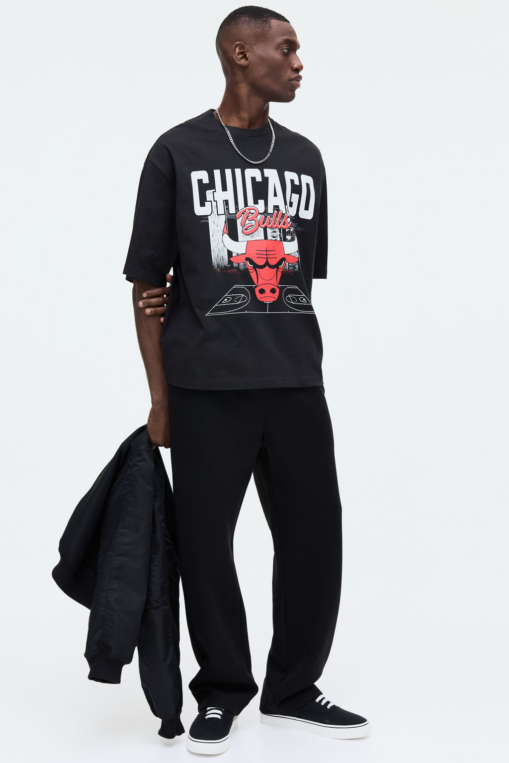 Camiseta con estampado Oversized Fit - H&m фото 9