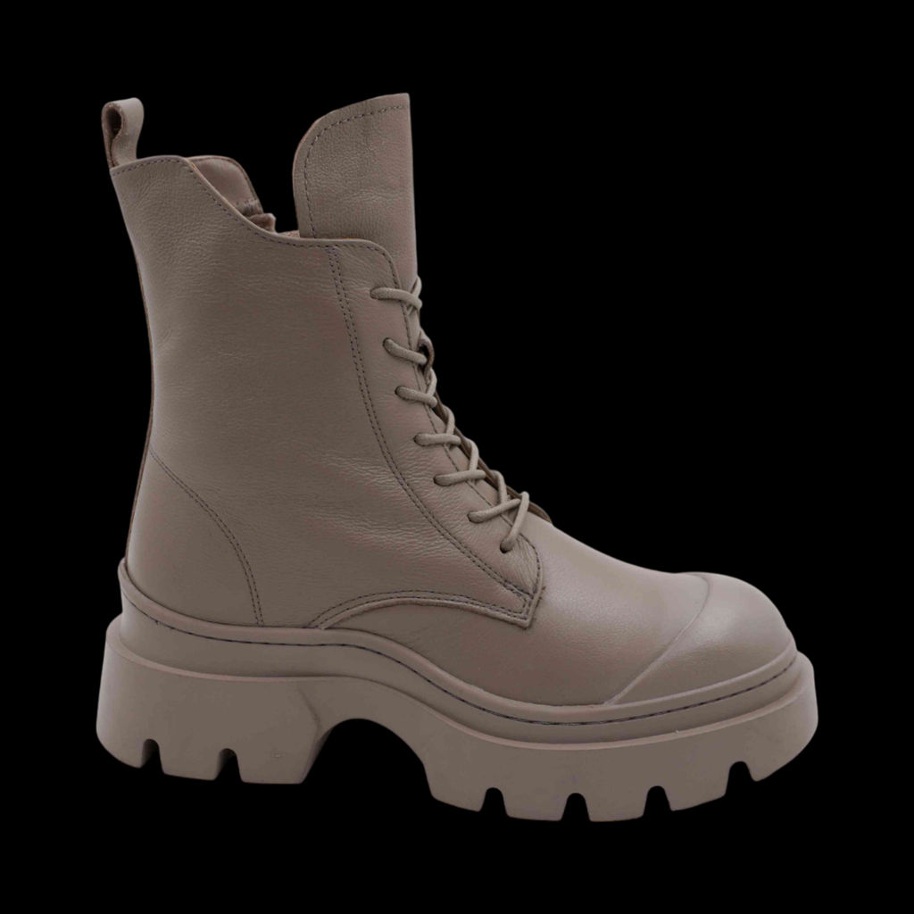 Ботинки из натуральной кожи на меху 6700-2 серые - Sport фото 2