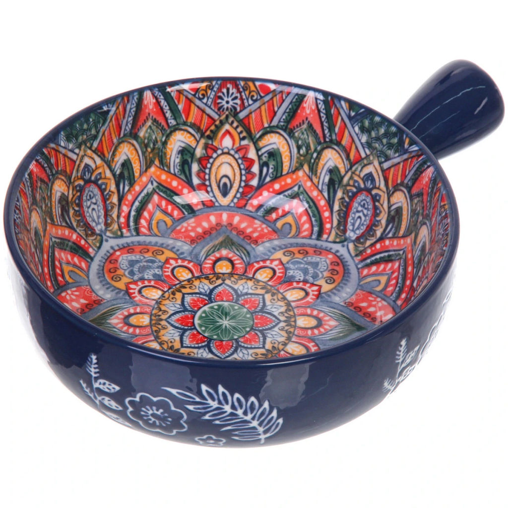 Форма керамическая для запекания "Марракеш" синяя 20,5*15,5*5,5см