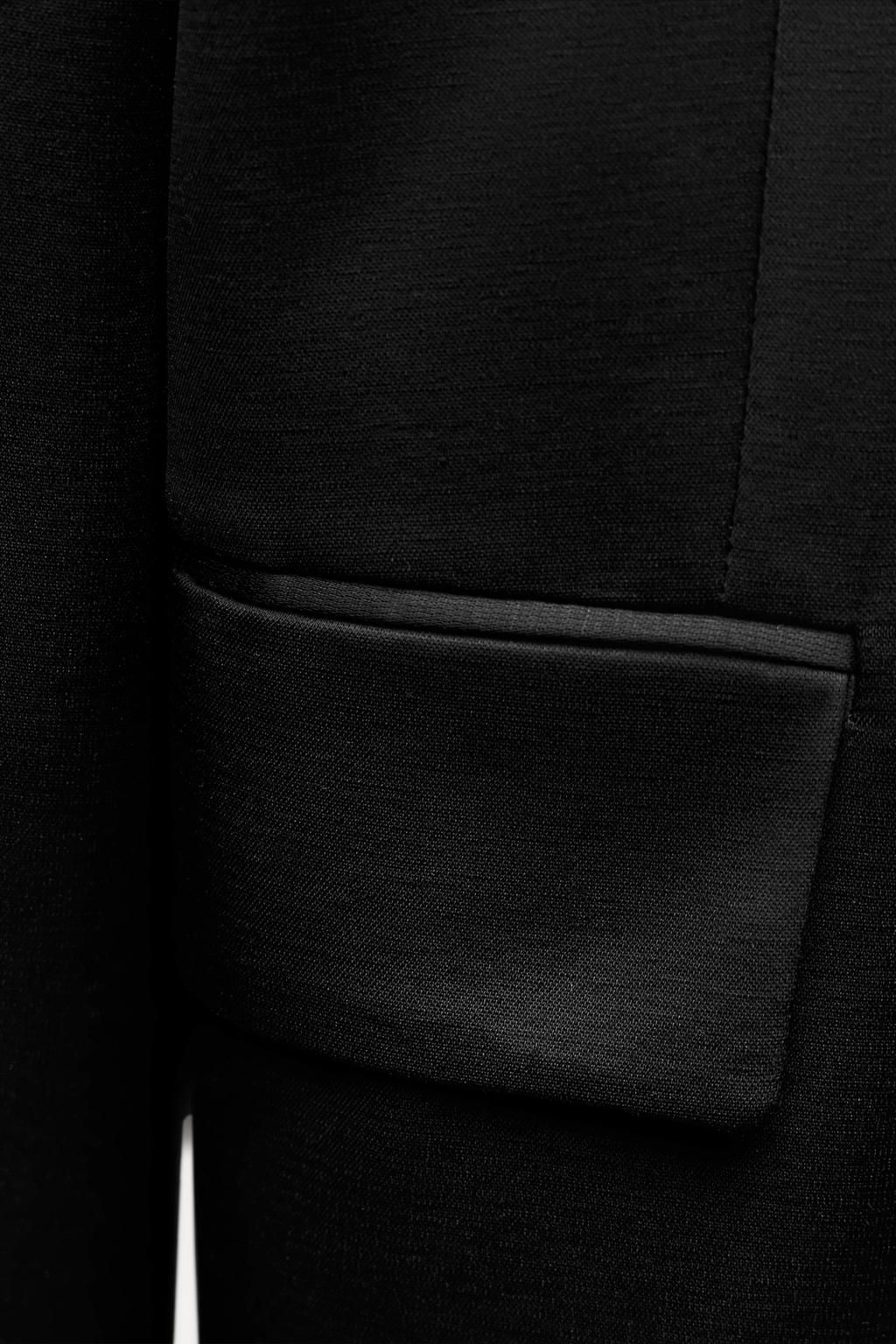 SATIN COAT WITH CONTRAST COLLAR ZW COLLECTION - Zara фото 7