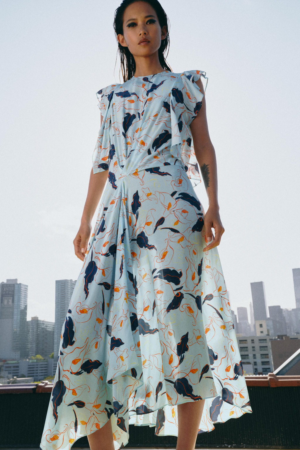 VESTIDO ESTAMPADO ZW COLLECTION / Multicolor - Zara фото 4