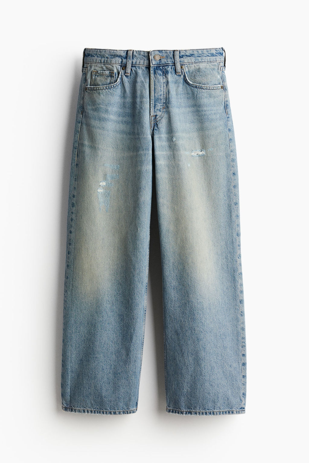 Baggy Wide Low Jeans - H&m фото 7