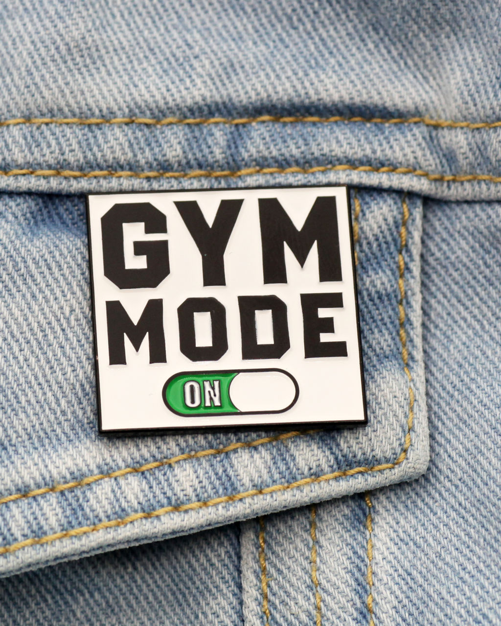 Металлический значок Gym Mode