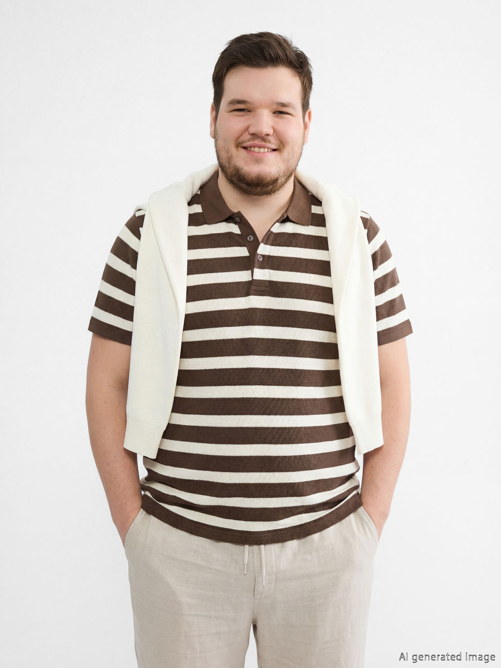 Polo Yaka ?izgili Erkek Ti??rt