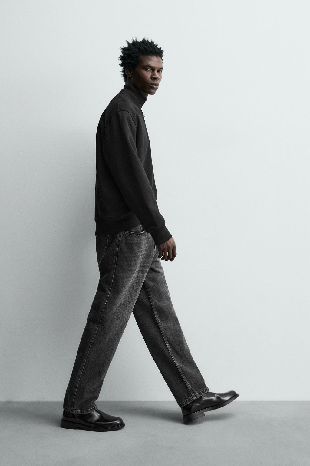 STRAIGHT ANKLE FIT JEANS - Zara фото 6