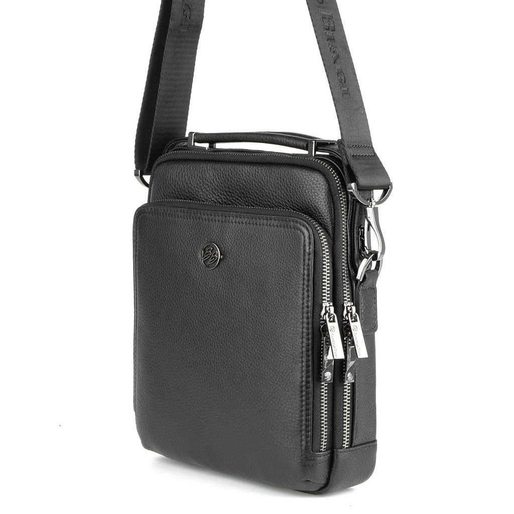 Мужская кожаная сумка - Barcelo biagi фото 2