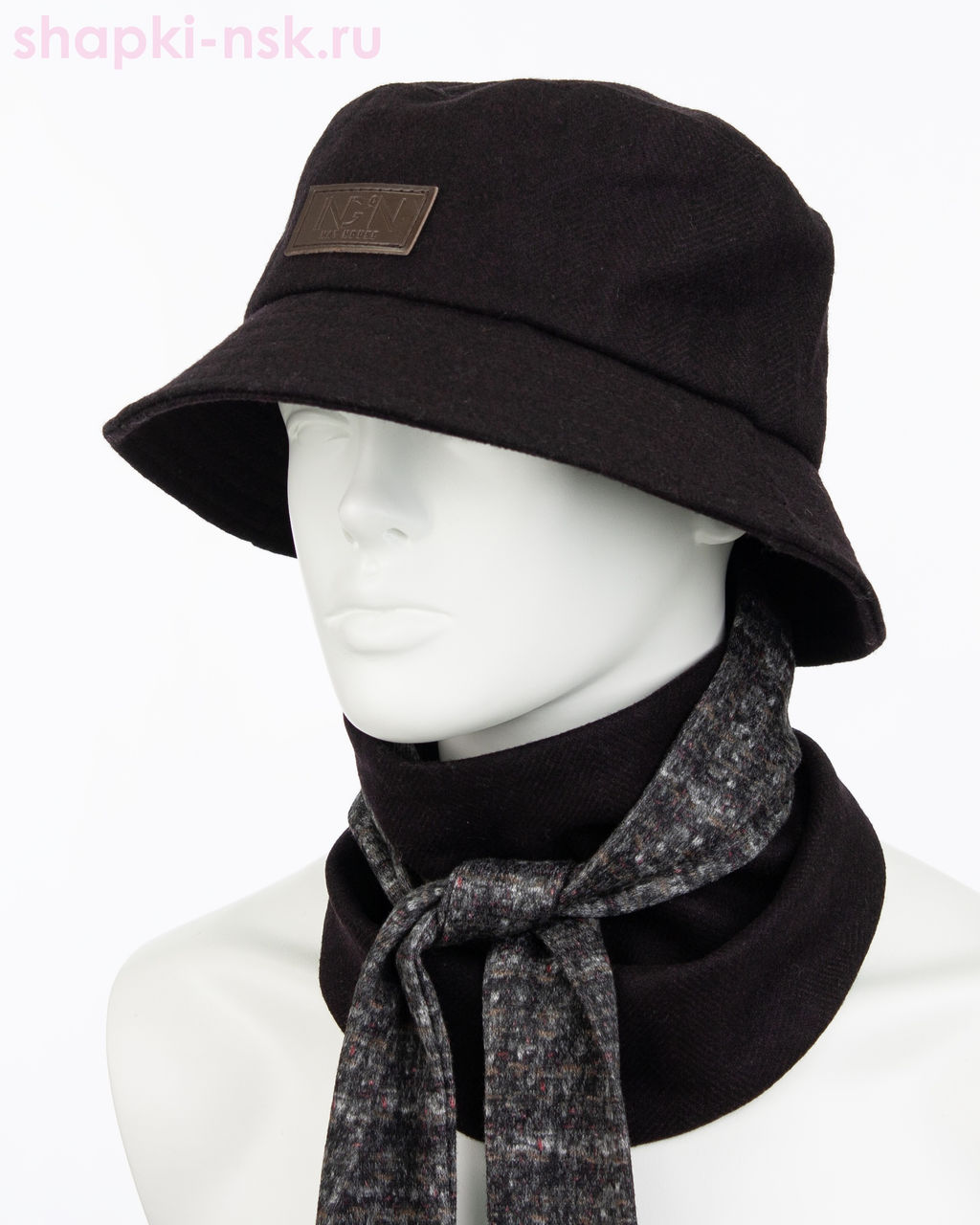 Панама Шеврон Комплект женский (панама+бактус) (56-58)