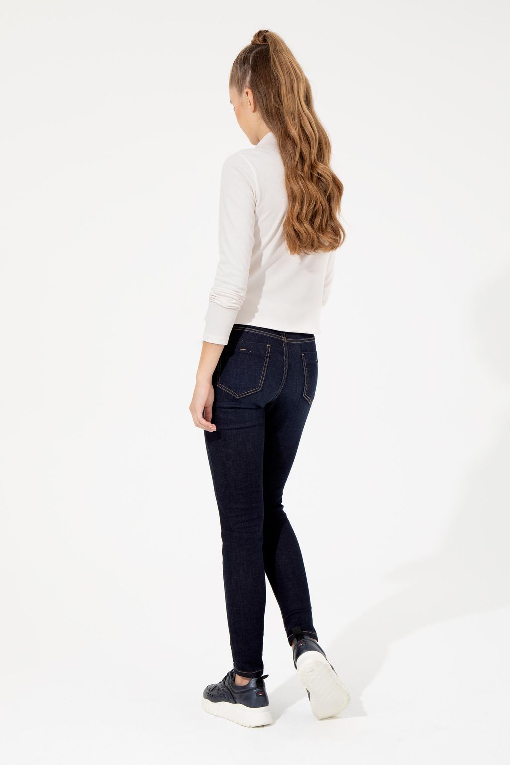 U. S. Polo Assn Женские темно-синие джинсовые брюки - U.s. polo assn фото 4