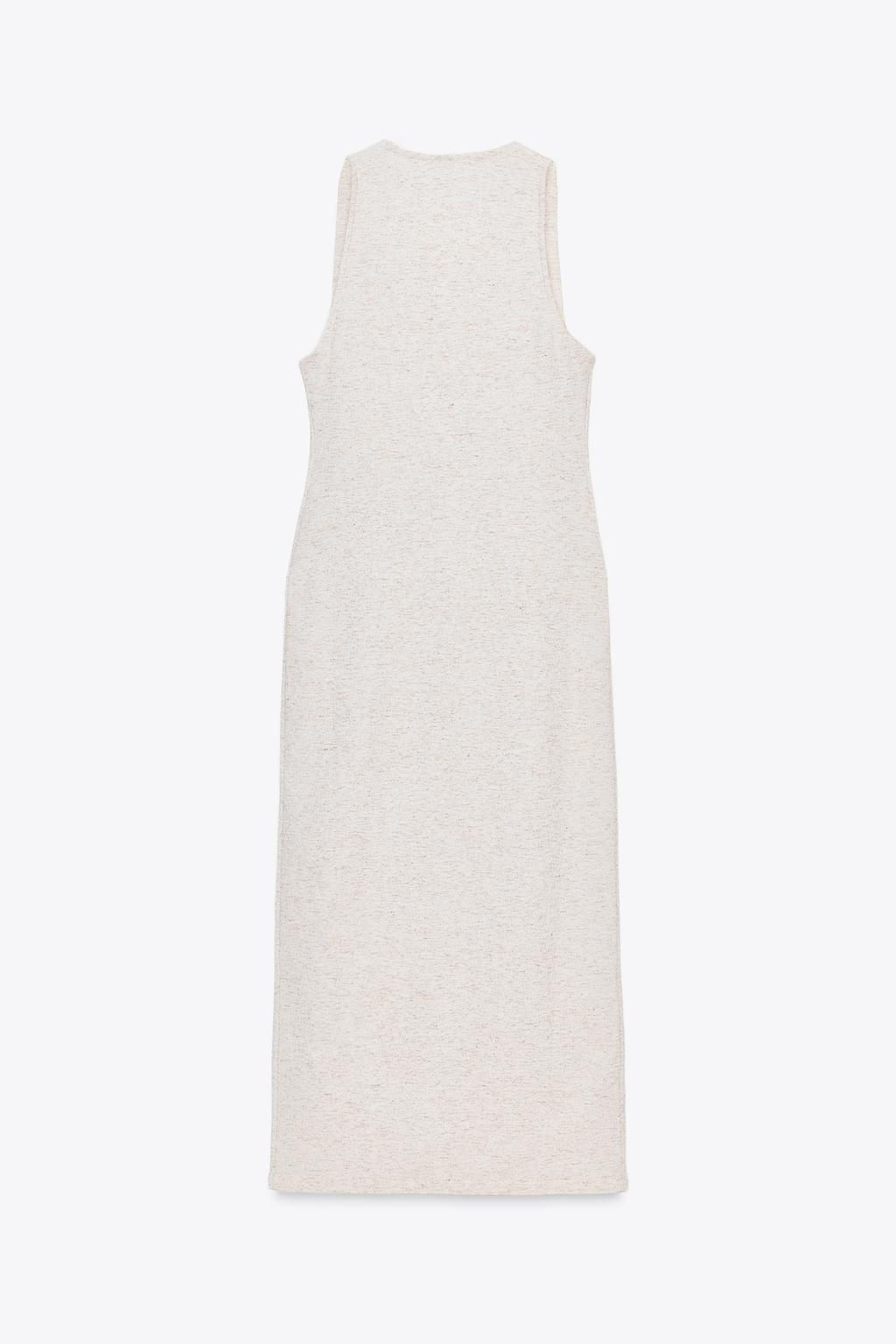 RUSTIC MIDI DRESS - Zara фото 6