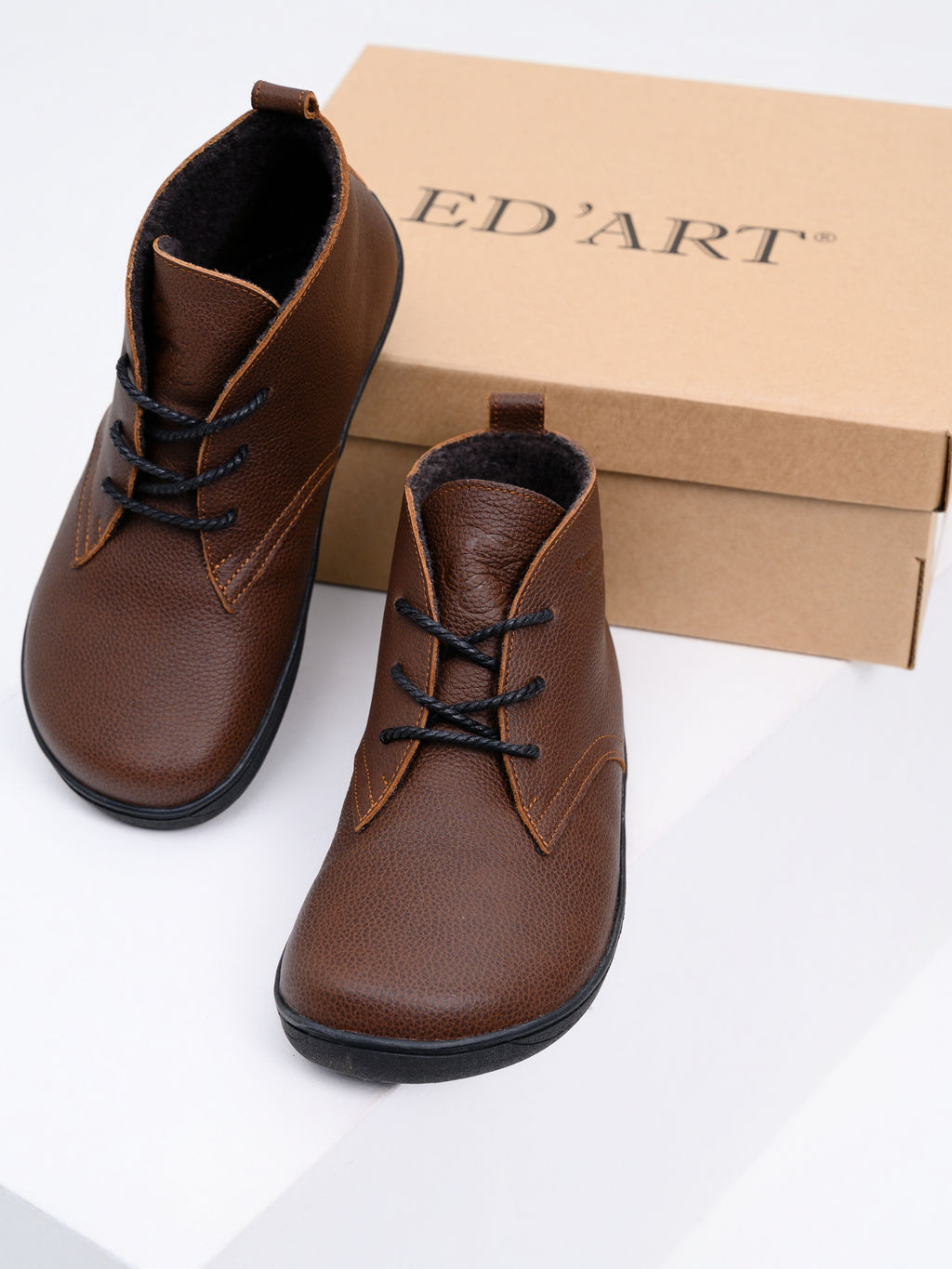 Ботинки женские демисезонные 208.NATAbl.Светло-коричневая оттима/Байка