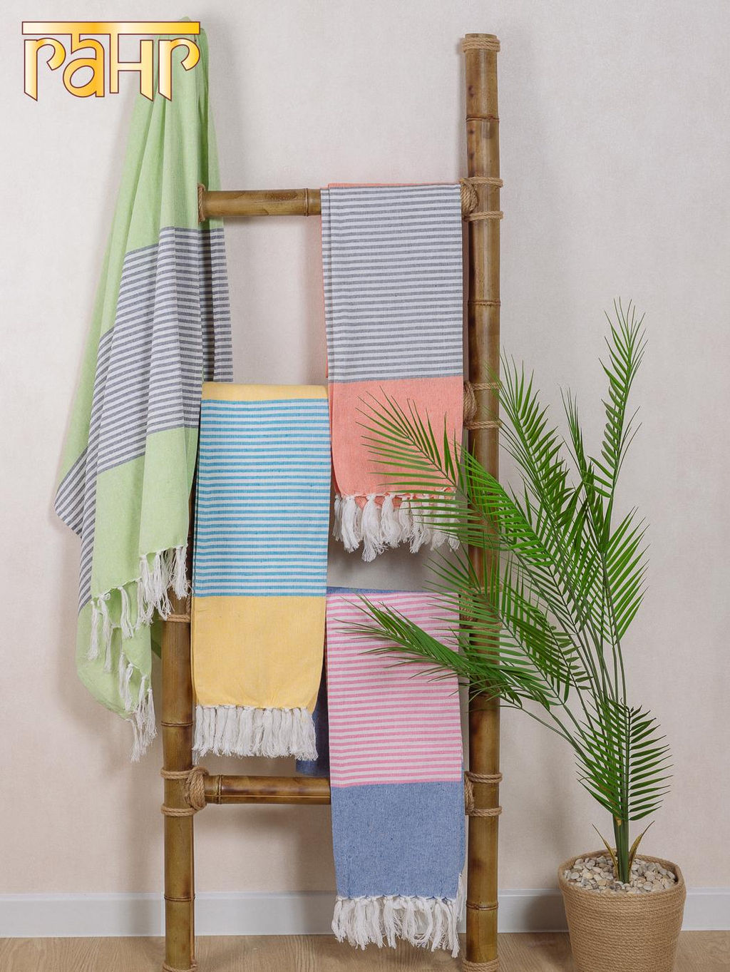 Покрывало-полотенце пляжное (хлопок) Тк№205/97/3 (90х180см)