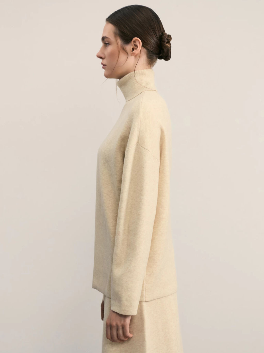 Джемпер с воротником стойкой / Zarina  фото 4