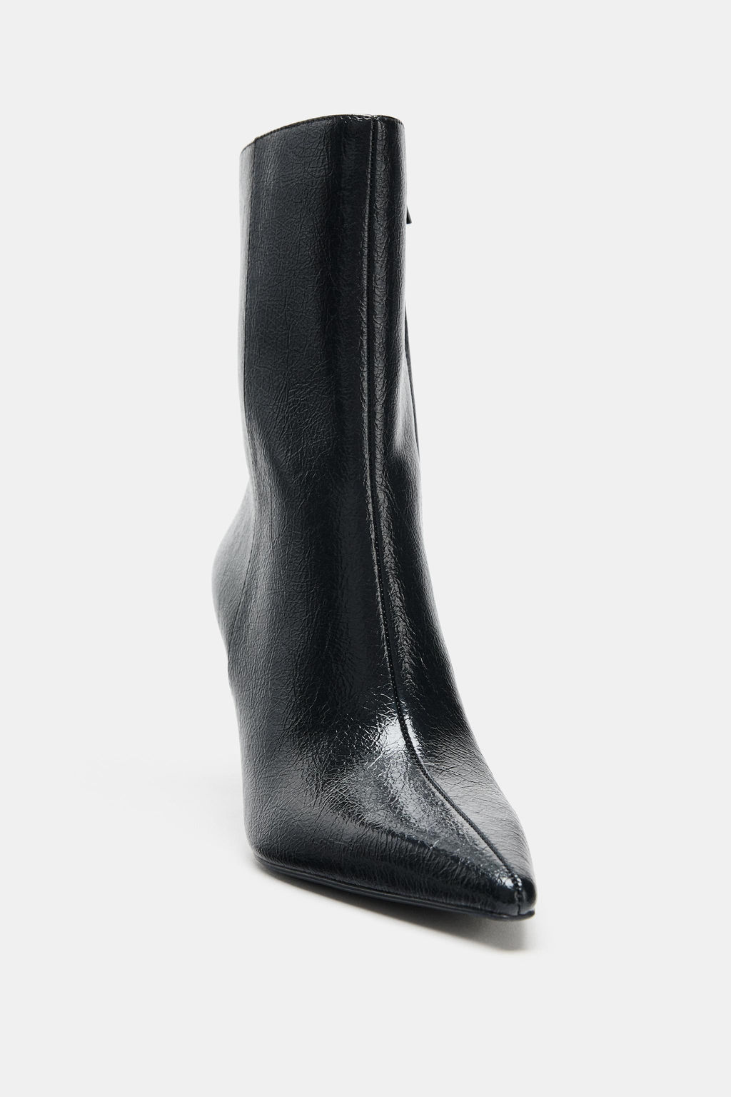 CRACKLED HEEL ANKLE BOOTS - Zara фото 9