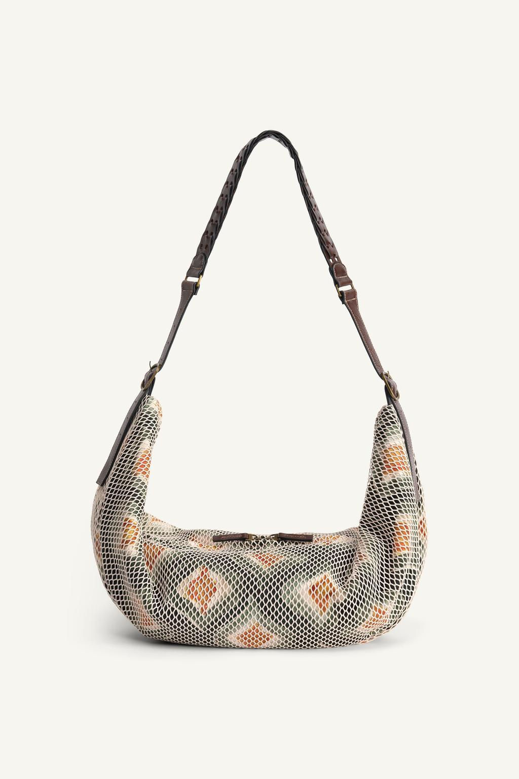 LIMITED EDITION FABRIC SHOULDER BAG - Zara фото 3