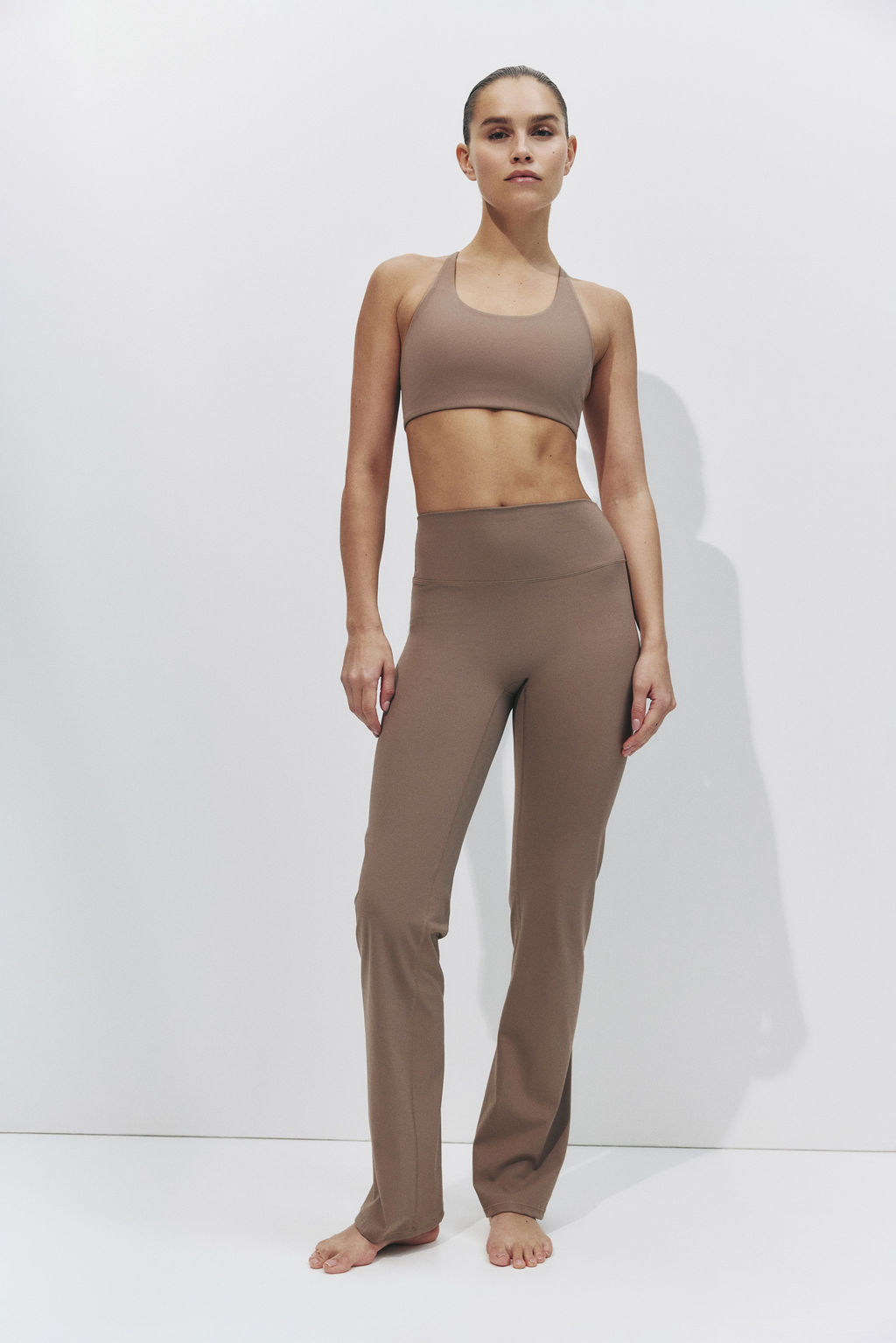 Leggings de deporte acampanados con SculptMove - H&m фото 4