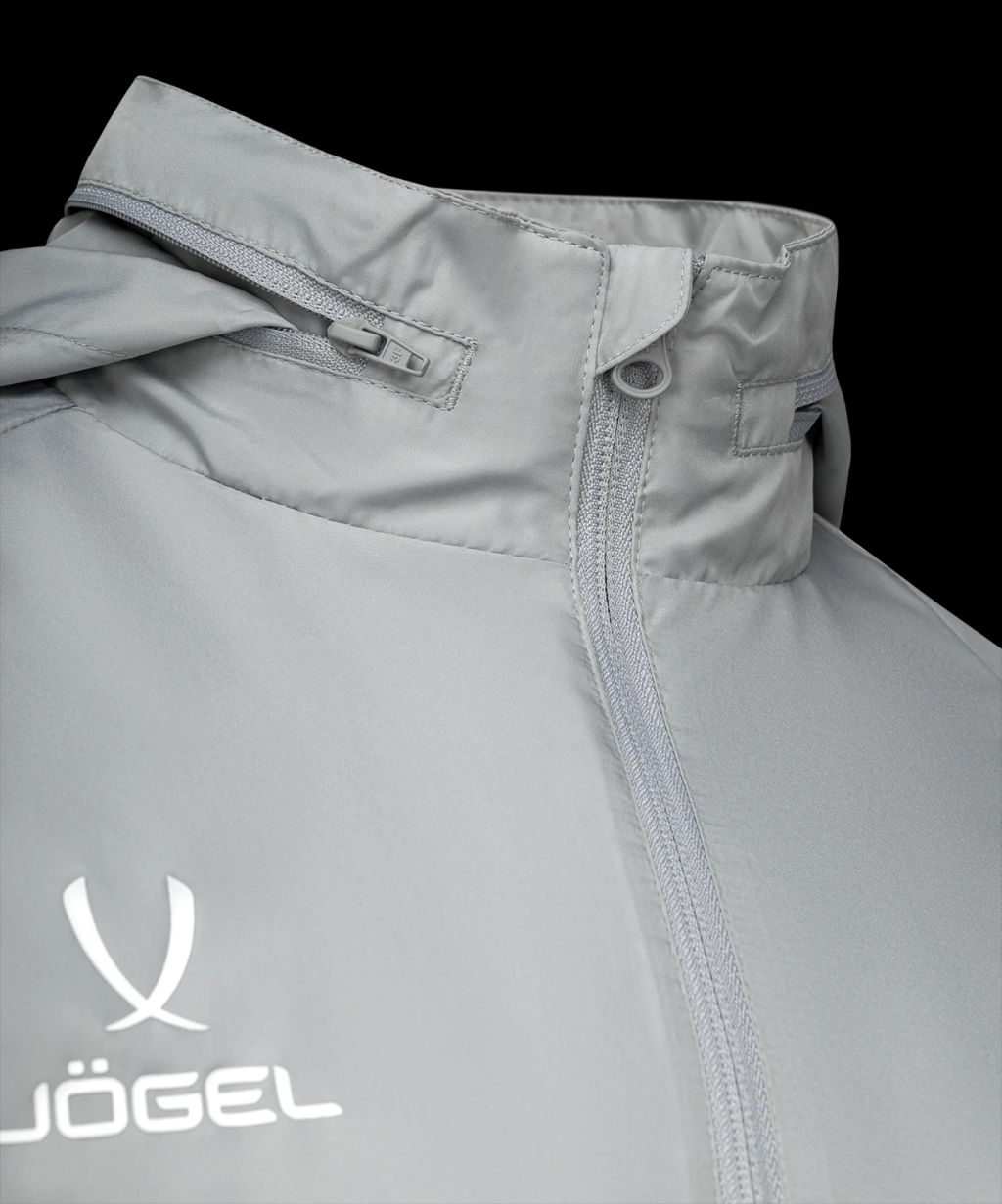 Куртка ветрозащитная JOGEL CAMP 2 Rain Jacket, серый  фото 6