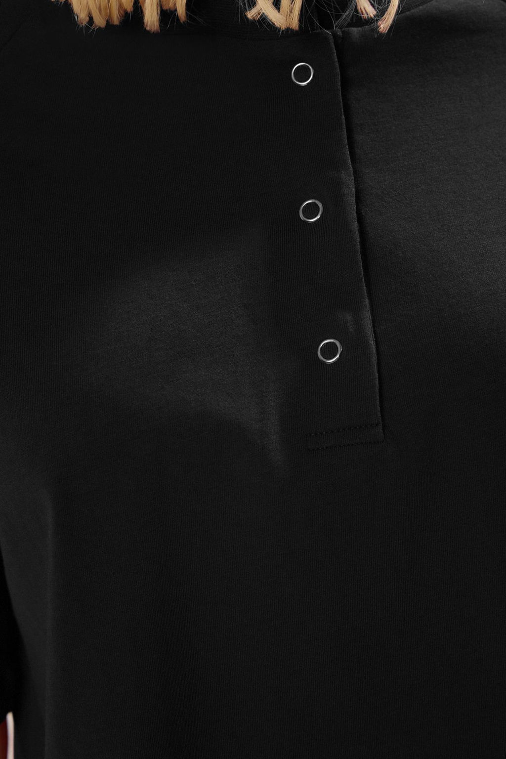 TRENDYOLMILLA Bordo Relaxed/Rahat Kal?p Crop Truvakar Kol C?tc?tl? Orme T-Shirt TWOSS25TS00021  фото 11